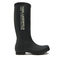 KARL LAGERFELD Guminiai batai KARL LAGERFELD KL47085 Juoda