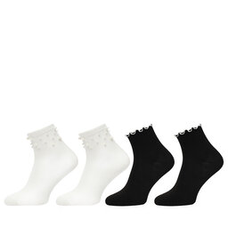 Aldo 2 pares de calcetines altos para mujer Aldo Adabridar 13994864 Blanco