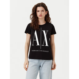 Armani Exchange Armani Exchange Marškinėliai 8NYTCX YJG3Z 1200 Juoda Regular Fit