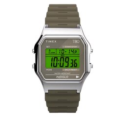 Timex Uhr Timex T80 TW2V41100 Khaki/Silver