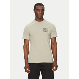 Vans Vans Camiseta Next Stop VN000NHPZUJ1 Beis Regular Fit