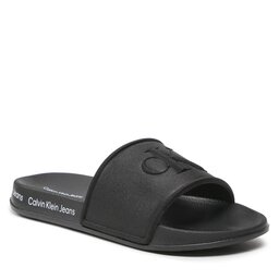 Calvin Klein Jeans Παντόφλες Calvin Klein Jeans Logo Pool Slide V3B0-80637-1231 S Black 999