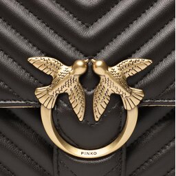 

Сумка Pinko Love One Top Handle Classic Ligh PE 23 PLTT 100066 A0GK Dark Brown M04Q, Коричневий