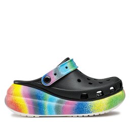 

Шльопанці Crocs Crush Spray Dye Clog 208057 Black/Multi, Чорний