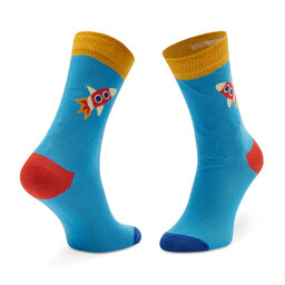 

Високі дитячі шкарпетки Happy Socks KROK01-6000 Голубий