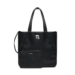KARL LAGERFELD Torebka KARL LAGERFELD 236W3073 Black/Beige A917