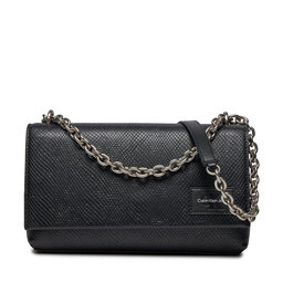 Calvin Klein Jeans Torebka Calvin Klein Jeans Sculpted Flap W/Chain25 Snake K60K611521 Black BEH