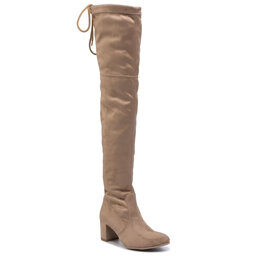 R.Polański Over-knee boots R.Polański 0802 Beżowy