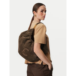 Coccinelle Handtasche Coccinelle V5G Coccinellesmash Suede Bim E1 V5G 11 02 01 Khakifarben