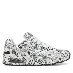 Skechers Zapatillas Skechers UNO Printed Lace-Up 183501/WBK Blanco