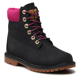 Timberland Botas de montaña Timberland Heritage 6 In Waterproof Boot TB0A44KX0011 Black Nubuc/W Pink