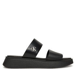 Calvin Klein Jeans Şlapi Calvin Klein Jeans Sandal Slide Double Strap YW0YW01694 Negru