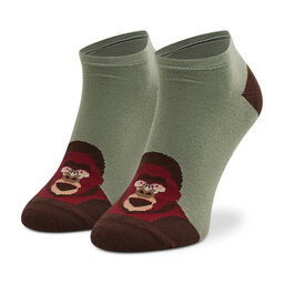 Freakers Skarpety Niskie Unisex Freakers FFSMGORP-GRN Zielony