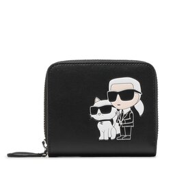 KARL LAGERFELD Maža Moteriška Piniginė KARL LAGERFELD 230W3215 Black A999
