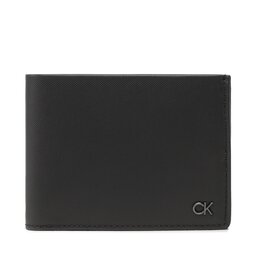 Calvin Klein Didelė Vyriška Piniginė Calvin Klein Ck Clean pq Trifold 10Cc W/Coin K50K510295 BAX