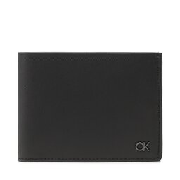 Calvin Klein Portofel Mare pentru Bărbați Calvin Klein Ck Clean pq Trifold 10Cc W/Coin K50K510295 BAX