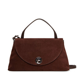 Coccinelle Ročna torba Coccinelle Toc Coccinellenikla Suede Bim E1 TOC 18 01 01 Rjava