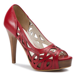 R.Polański Scarpe stiletto R.Polański 0998 Czerwony Lico