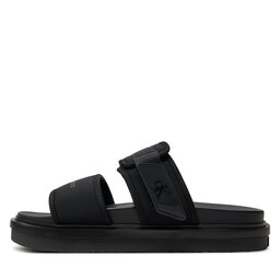 

Шльопанці Calvin Klein Jeans Double Bar Sandal Wb In Br YM0YM00946 Triple Black 0GT, Чорний