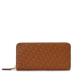 Lauren Ralph Lauren Голям дамски портфейл Lauren Ralph Lauren Zip Cont Wlt 432883655007 Lauren Tan