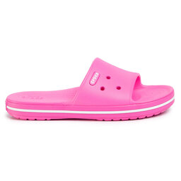 

Шльопанці Crocs Crocband III Slide 205733 Electric Pink/White, Рожевий