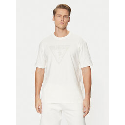 Guess Guess Marškinėliai Z4BI02 I3Z14 Balta Overshirt Fit