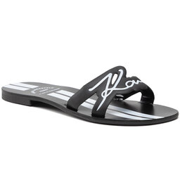 KARL LAGERFELD Șlapi KARL LAGERFELD KL80480 Black Lthr