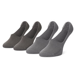 Levi's® Súprava 2 párov krátkych ponožiek unisex Levi's® 37157-0191 Middle Grey Melange