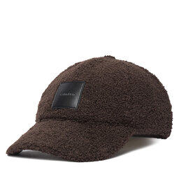 Calvin Klein Cap Calvin Klein All-Over Sherpa W/ Patch Cap LV04F5096G Dunkelbraun