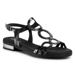 Maciejka Sandaler Maciejka L4655-01/00-0 Czarny Gad Metalizowany