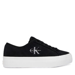 Calvin Klein Sneakers Calvin Klein Vulc Flatf Laceup Suede HW0HW03088 Schwarz