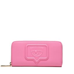 Chiara Ferragni Portofel Mare de Damă Chiara Ferragni 74SB5PA1 Carmine Rose