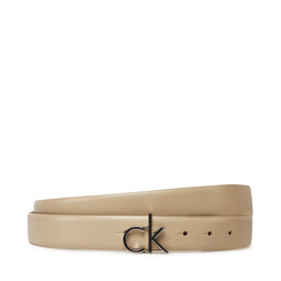 Calvin Klein Damengürtel Calvin Klein Ck Buckle Belt 3.0_Smooth K60K613156 Beige