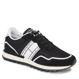 Tommy Jeans Sneakers Tommy Jeans Tjm Runner Mix Material EM0EM01266 Black BDS