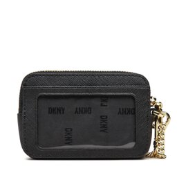 

Чохол для кредиток DKNY Sidney Za Card Pouch R23Z1U37 Blk/Gold, Чорний