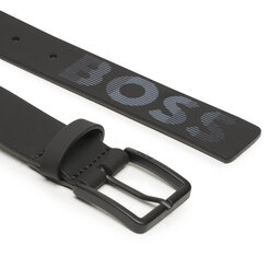 

Чоловічий ремінь Boss Logo 50496761 Black 001, Чорний