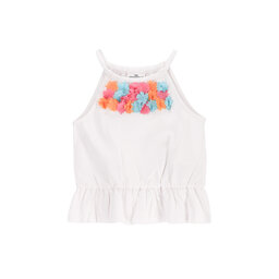 Coccodrillo Coccodrillo Τοπ WC5143301FGK Λευκό Regular Fit
