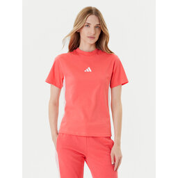 adidas adidas Футболка Essentials 3-Stripes KE4377 Кораловий Regular Fit