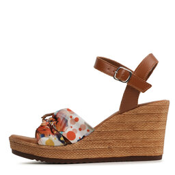 

Босоніжки Tamaris 1-28346-20 Cuoio/Flower 456, Коричневий