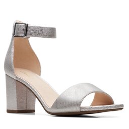 Clarks Sandalen Clarks Deva Mae 26172737 Silver Metallic