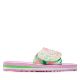 

Шльопанці Kubota Rzep Tie Dye KKRZP Różowe, Кольоровий