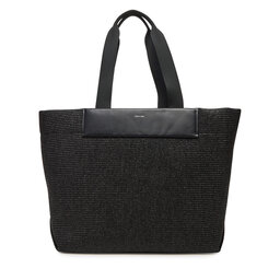 Calvin Klein Borsetta Calvin Klein Ck Raffia Large Shopper K60K613025 Nero