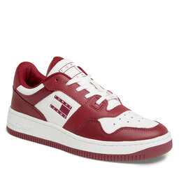 Tommy Jeans Sportcipő Tommy Jeans Tjw Retro Basket Leather EN0EN02532 Rouge / Ecru XJS