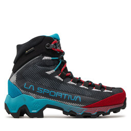 La Sportiva Trekking-skor La Sportiva Aequilibrium Hike Woman Gtx GORE-TEX 44E900602 Carbon/Malibu Blue