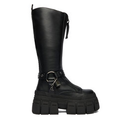 Buffalo Μπότες Buffalo Gospher Biker Hi 1270131 Μαύρο