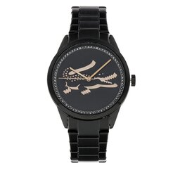Lacoste Zegarek Lacoste Ladycroc 2001192 Czarny