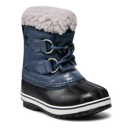 Sorel Sniego batai Sorel Childrens Yoot Pac Nylon Wp NC1962 Uniform Blue/Black 405