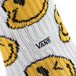 

Високі дитячі шкарпетки Vans Smiley Drip Crew VN000614Y281 Black/White, Кольоровий