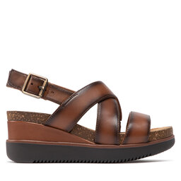 

Босоніжки Clarks Lizby Cross 261659044 Tan Lea, Коричневий