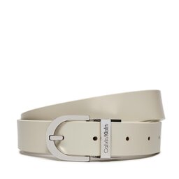 

Жіночий ремінь Calvin Klein Reversible Round Buckle Belt 2.5 K60K611900 PC4, Écru